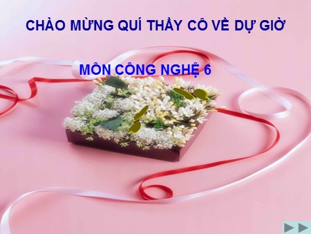 Bài giảng Công nghệ Lớp 6 - Chương II - Bài 8: Sắp xếp đồ đạc hợp lí trong nhà ở (T1)
