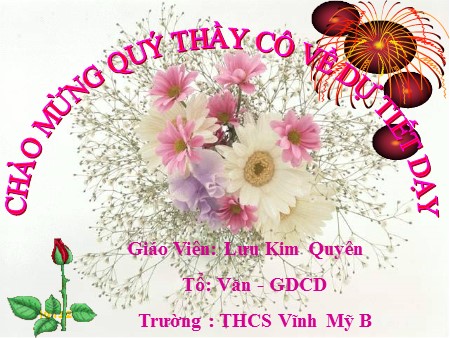 Bài giảng GDCD Lớp 9 - Tiết 6, Bài 6: Hợp tác cùng phát triển - Lưu Kim Quyên