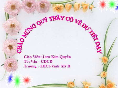 Bài giảng Ngữ Văn Lớp 8 - Bài 20: Câu cầu khiến - Lưu Kim Quyên