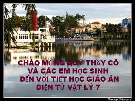 Bài giảng Vật lý Lớp 7 - Bài 5: Ảnh tạo bởi gương phẳng