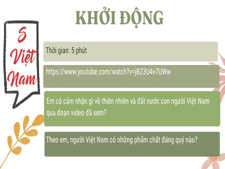 Bài giảng Ngữ Văn 7 - Bài 9: Tùy bút và tản văn - Văn bản: Cây trẻ Việt Nam