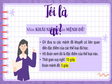 Bài giảng Ngữ Văn 8 - Bài 1: Truyện ngắn - Văn bản 1: Tôi đi học