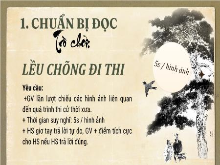 Bài giảng Ngữ Văn 8 - Bài 7: Thơ đường luật - Đọc: Vịnh khoa thi Hương