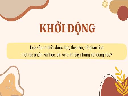 Bài giảng Ngữ Văn 8 - Bài 7: Thơ đường luật - Viết: Viết bài văn phân tích một tác phẩm thơ