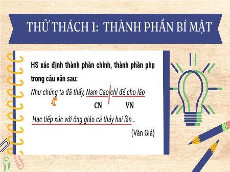 Bài giảng Ngữ Văn 8 - Bài 9: Nghị Luận văn học - Thực hành tiếng Việt: Các thành phần biệt lập