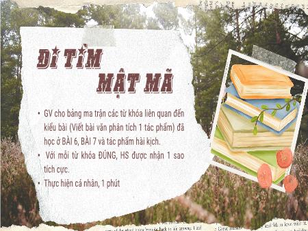 Bài giảng Ngữ Văn 8 - Bài 9: Nghị Luận văn học - Viết: Viết bài văn phân tích một tác phẩm văn học