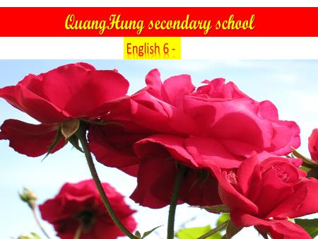 Bài giảng Tiếng Anh 6 - Unit 1: My New School - Lesson 2: A Closer Look 1