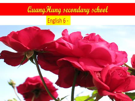 Bài giảng Tiếng Anh 6 - Unit 2: My House - Lesson 1: Getting Started