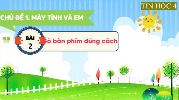 Bài giảng Tin Học 4 (Kết nối tri thức) - Chủ đề 1, Bài 2: Gõ bàn phím đúng cách