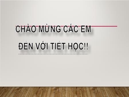 Bài giảng Toán 7 - Chương V, Bài 3: Biểu đồ đoạn thẳng