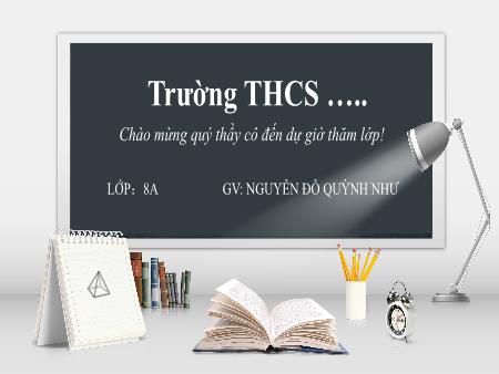 Bài giảng Toán 8 - Bài 2: Hình chóp tứ giác đều (Tiết 1)(Nguyễn Đỗ Quỳnh Như)