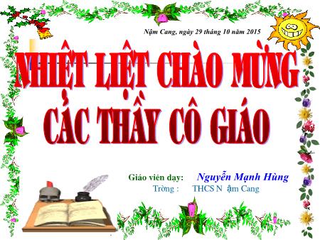 Bài giảng Toán 8 (Đại số) - Tiết 22: Phân thức đại số (Nguyễn Mạnh Hùng)