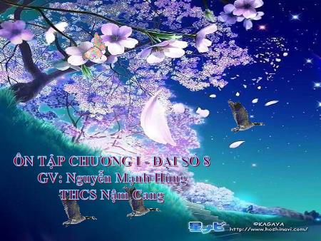 Bài giảng Toán Lớp 8 (Đại số) - Tiết 19: Ôn tập chương I (Nguyễn Mạnh Hùng)